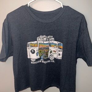 Gray graphic t-shirt